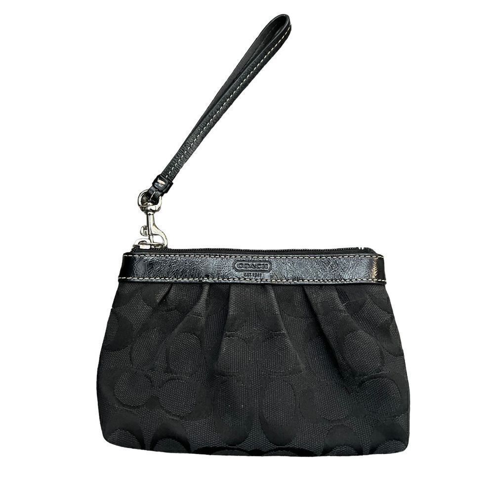 Coach Black Wristlet